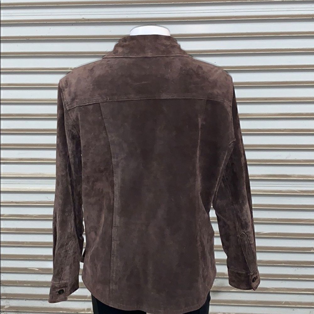 AMI brown suede top button up - Picture 7 of 7